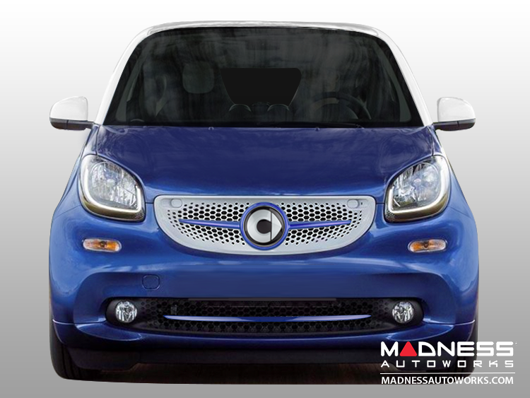 smart fortwo Front Grill Trim - 453 model - w/ smart Emblem